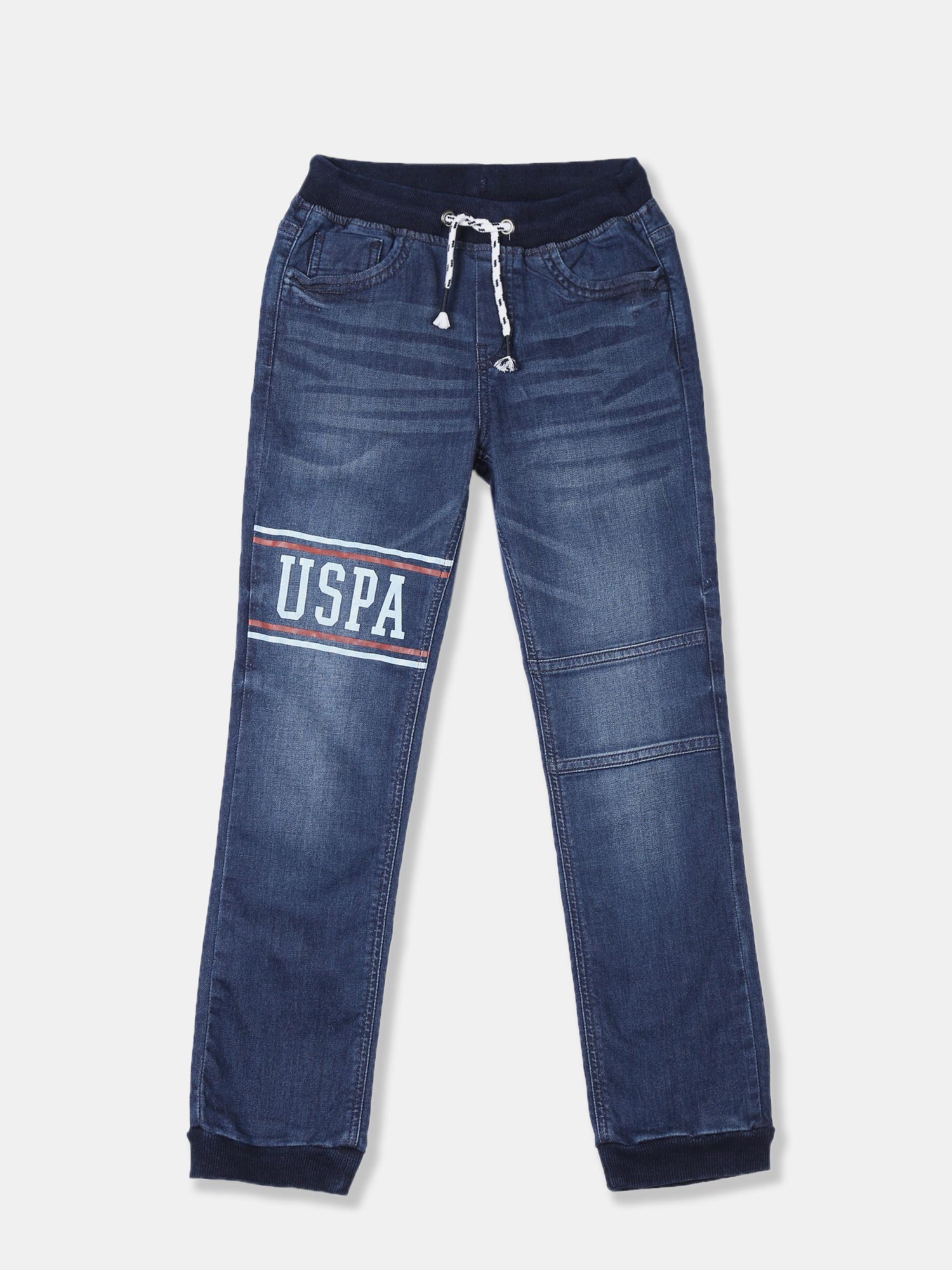 Blue Stone Wash Jogger Jeans 