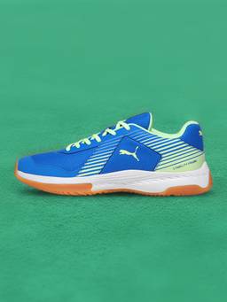 Puma - Unisex Blue Badminton Smash Sprint Badminton Sports Shoes