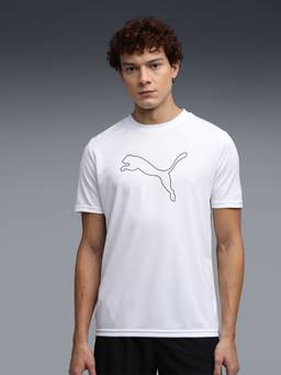 Puma - White Train All Day Men Breathable Training T-Shirt