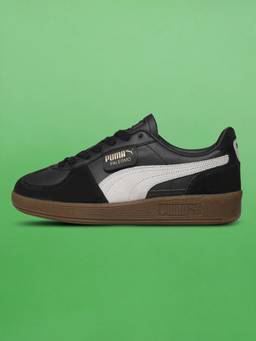 Puma - Unisex Palermo Leather Sneakers - Black