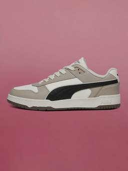 Puma - Beige Court Shatter Low Sneakers