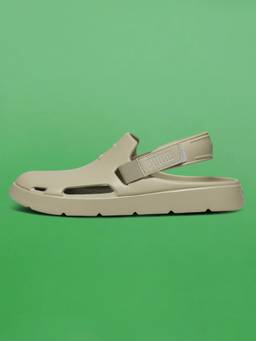 Puma - Unisex Beige Shibui Comfort Clogs