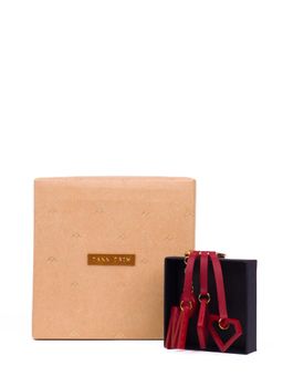 TANN TRIM - Red Leather Bags Charms
