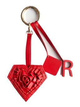 TANN TRIM - Red Leather Bags Charms