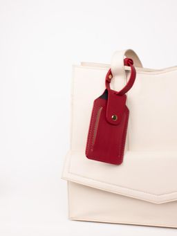 TANN TRIM - Red Pu Bags Charms