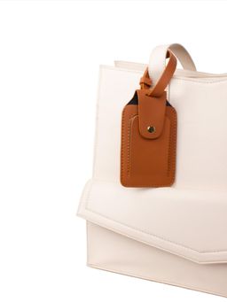 TANN TRIM - Tan Leather Bags Charms
