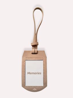 TANN TRIM - Maroon Leather Bags Charms