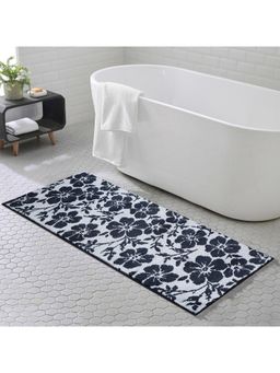 OBSESSIONS - Super Absorbent Anti-Skid Polyester Bath Mat Grey