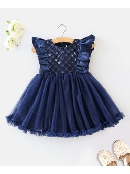 Mark & Mia - Blue Embellished Regular Dress
