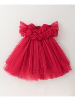 Mark & Mia - Red Solid Regular Dress