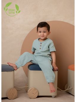 Cot & Candy - Green Solid Regular Joggers