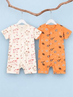 Kidbea - Multi-Color Printed Comfortable Rompers