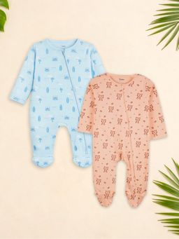 Kidbea - Multi-Color Printed Comfortable Rompers