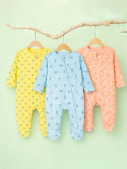 Kidbea - Multi-Color Printed Comfortable Rompers
