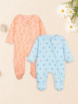 Kidbea - Multi-Color Printed Comfortable Rompers