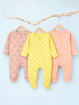 Kidbea - Multi-Color Printed Comfortable Rompers