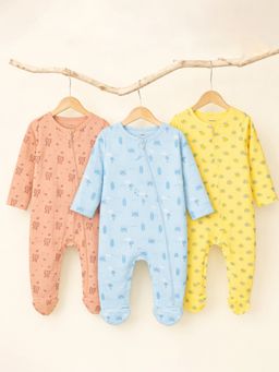 Kidbea - Multi-Color Printed Comfortable Rompers