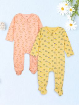 Kidbea - Multi-Color Printed Comfortable Rompers
