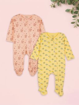 Kidbea - Multi-Color Printed Comfortable Rompers