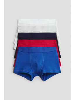 H&M - Boys Blue 5-Pack Cotton Trunks