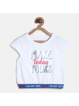 MINI KLUB - Kids Girls White Knit Top