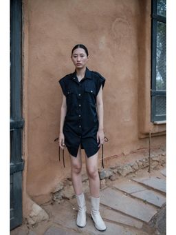 The Terra Tribe - Black Sunrise Gather Dress