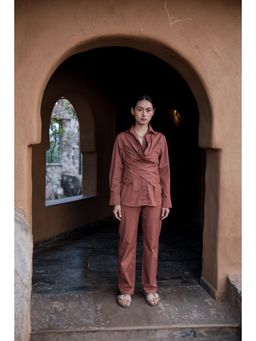 The Terra Tribe - Brown Sandra Straight Pant