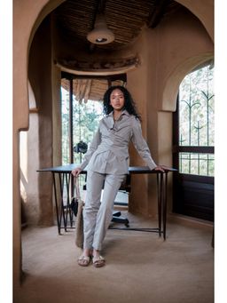 The Terra Tribe - Grey Sandra Straight Pant