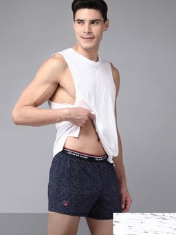 The Bear House - Men Comfort Fit Knitted Boxers White (Pack of 2)