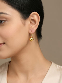 RACHIVA - 18K Gold Plated Freshwater Pearl Stud Earrings