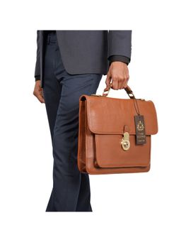 Hidesign - Tan Lucca Siberia Messenger Bag