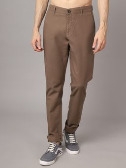 Cantabil - Men Light Brown Trousers