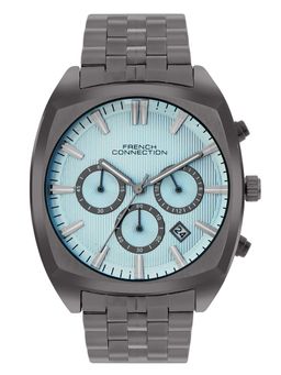 French Connection - Men Sky Blue Dial Chronograph Watch - FCN0122GNM (M)