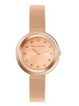 French Connection - Women Rose Gold Dial Analog Watch - FCO1RGM (M)