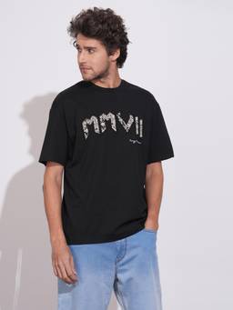 Being Human - Men Black Printed Crew Neck T-shirt