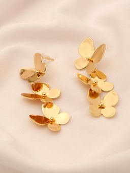 Stol'N - Women Gold Statement Alloy 1 Pair Of Earrings