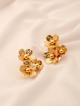 Stol'N - Women Gold Statement Alloy 1 Pair Of Earrings