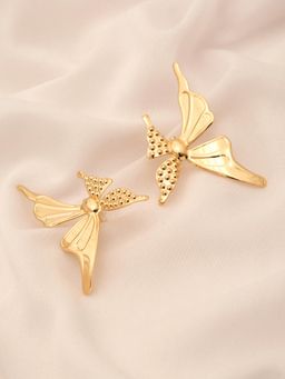 Stol'N - Women Gold Statement Alloy 1 Pair Of Earrings