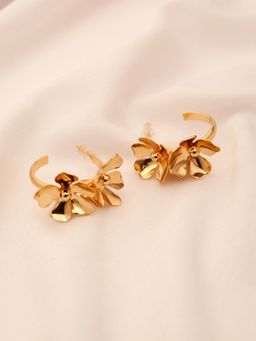 Stol'N - Women Gold Statement Alloy 1 Pair Of Earrings