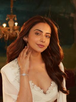 Accessher - Women White Stones Alloy Bracelet