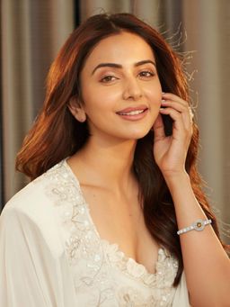 Accessher - Women Yellow Stones Alloy Bracelet