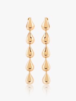 Kazo - Gold Driplet Tear Drop Earrings
