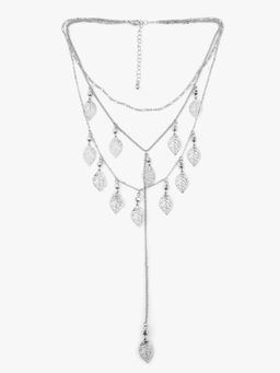 Kazo - Silver Sylira Silver Charm Chain Necklace Set