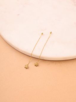 Palmonas - Golden Blossom Chain Dangles For Women - Waterproof And Anti-Tarnish