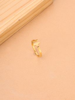 Palmonas - Parallel Edge Open Band Ring For Women - Waterproof And Anti-Tarnish