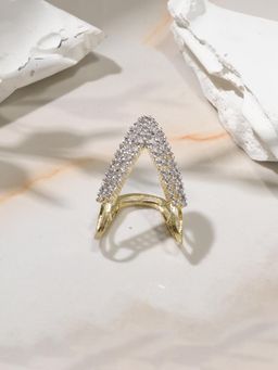 Niska - Women White Stones Alloy Ring