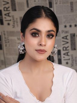 Kraft Smiths - Flora Stainless Steel Hoop Earrings