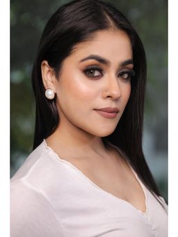 Kraft Smiths - Gold Plated Statement Pearl Studs