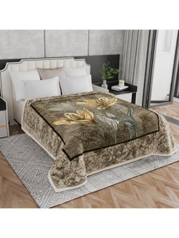 Signature - Double Bed Heavy Winter Blanket - Taupe