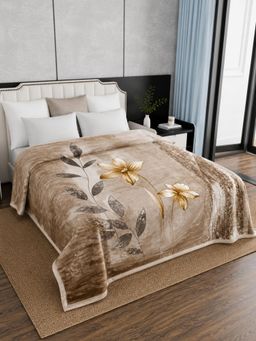 Signature - Double Bed All Weather Blanket - Beige